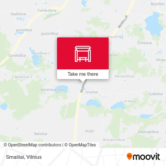 Карта Smailiai