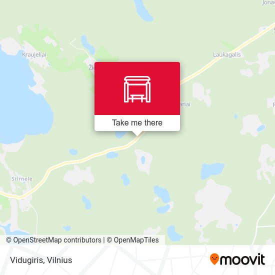 Карта Vidugiris