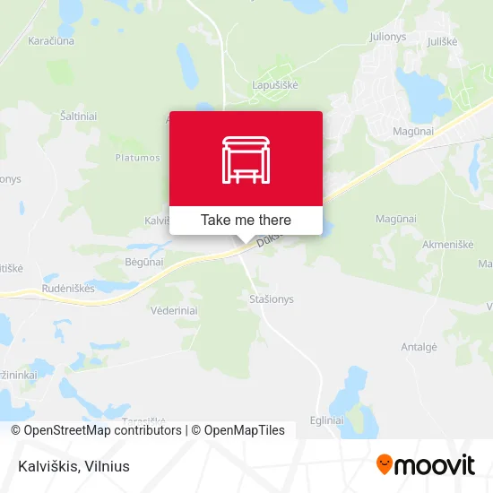 Карта Kalviškis