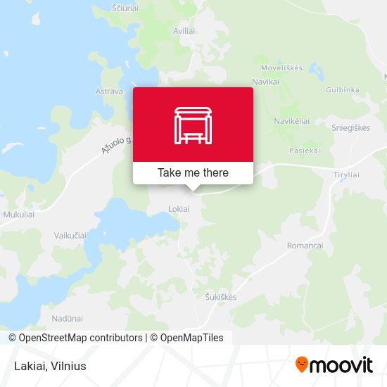 Карта Lakiai