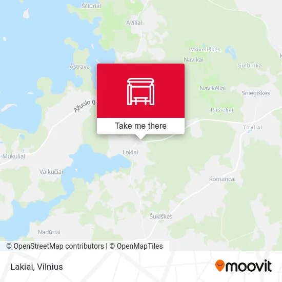 Карта Lakiai
