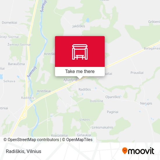 Карта Radiškis