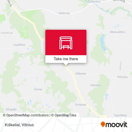 Карта Kiškeliai
