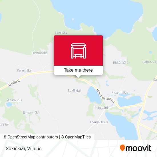 Карта Sokiškiai
