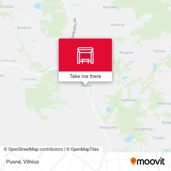 Карта Pusnė