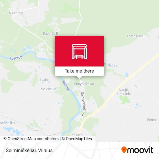 Карта Šeiminiškėliai