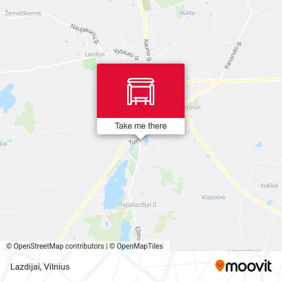 Карта Lazdijai