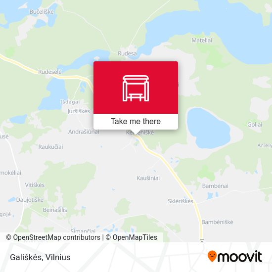 Карта Gališkės
