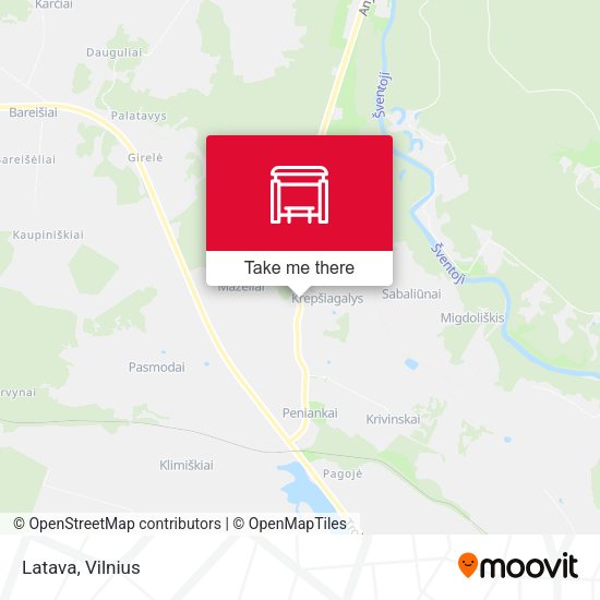 Карта Latava