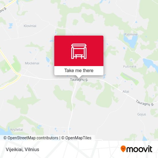 Карта Vijeikiai