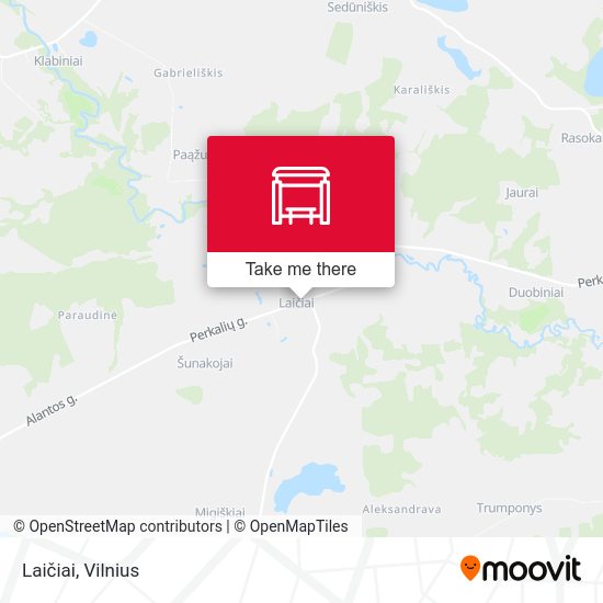 Карта Laičiai