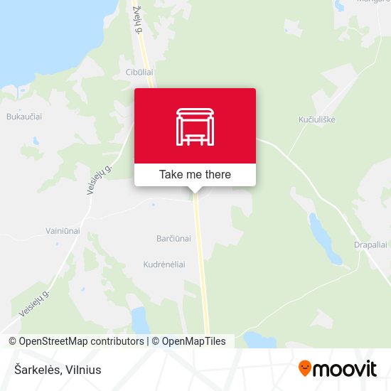 Карта Šarkelės