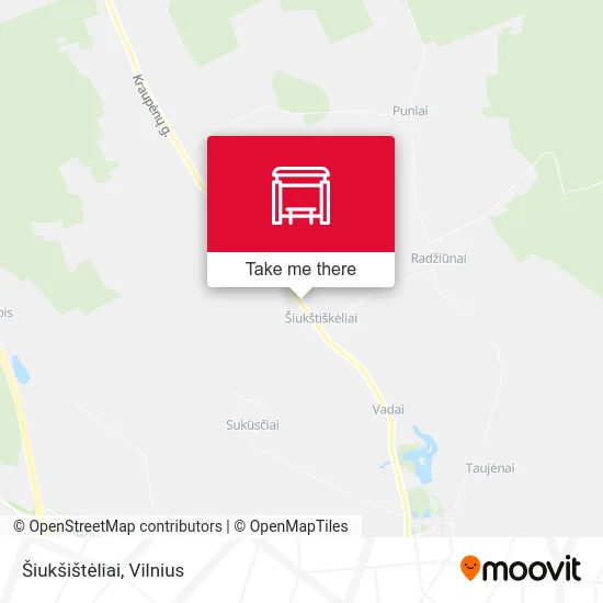 Карта Šiukšištėliai