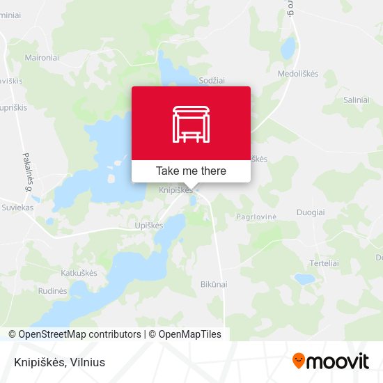 Карта Knipiškės
