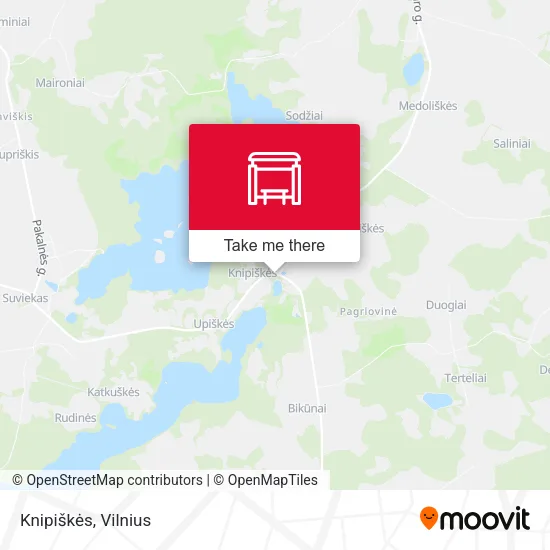 Карта Knipiškės