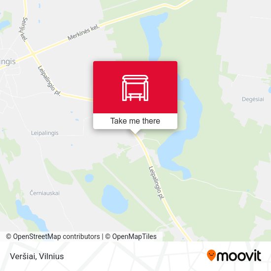 Карта Veršiai