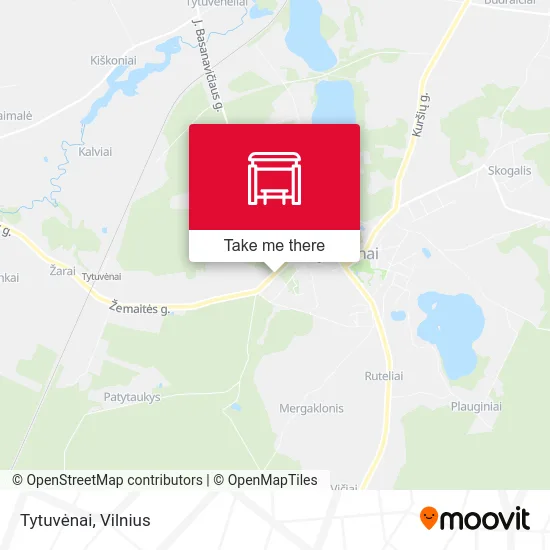 Tytuvėnai map