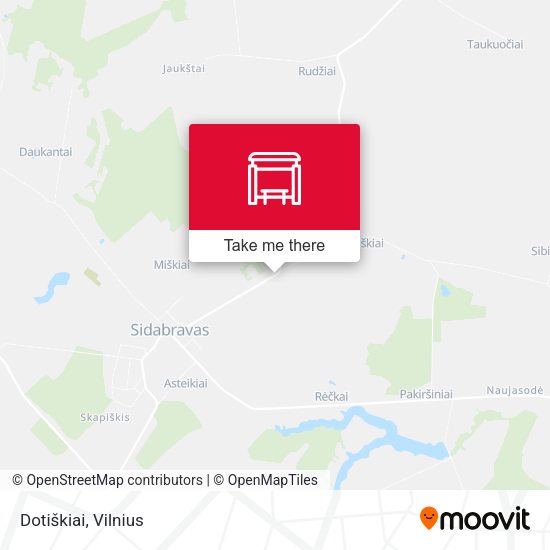 Карта Dotiškiai