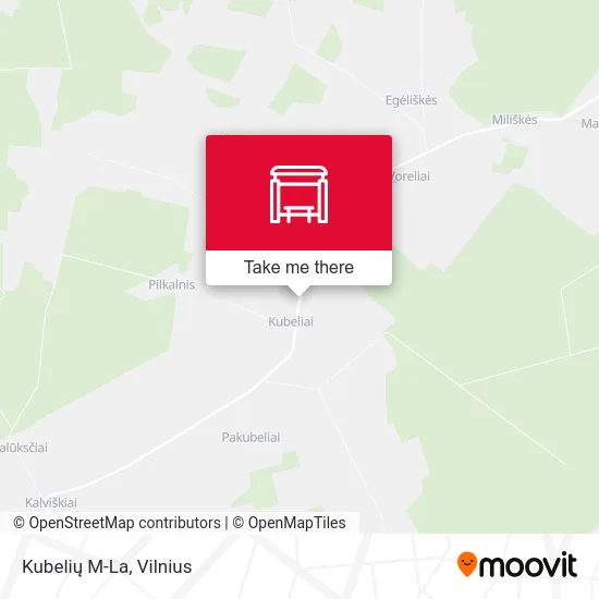 Карта Kubelių  M-La