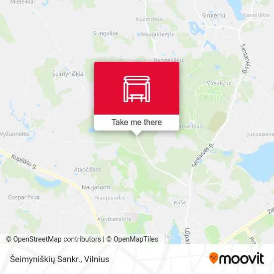 Карта Šeimyniškių Sankr.