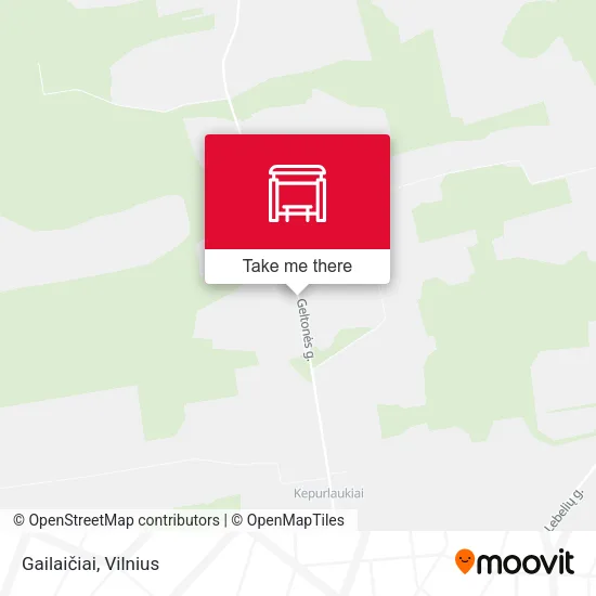 Карта Gailaičiai