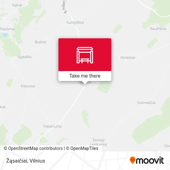 Карта Žąsaičiai
