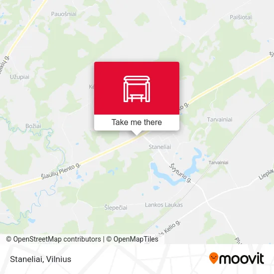Карта Staneliai