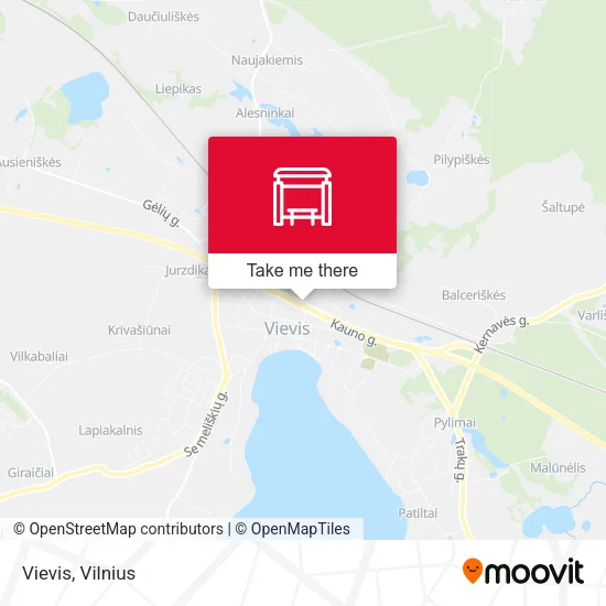 Карта Vievis