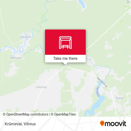Карта Krūminiai