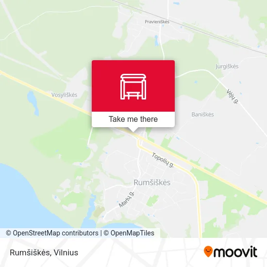Карта Rumšiškės