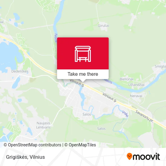 Карта Grigiškės
