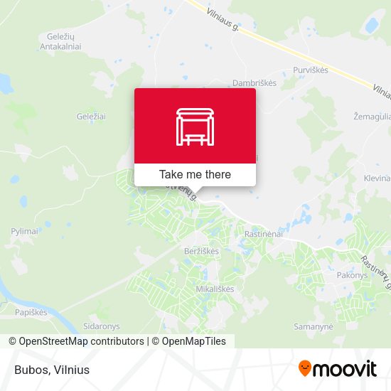 Карта Bubos