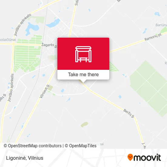Карта Ligoninė