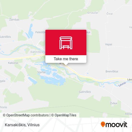 Карта Karsakiškis
