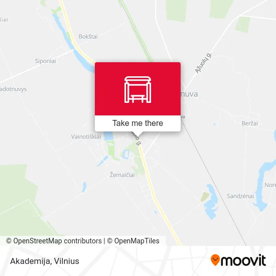 Карта Akademija