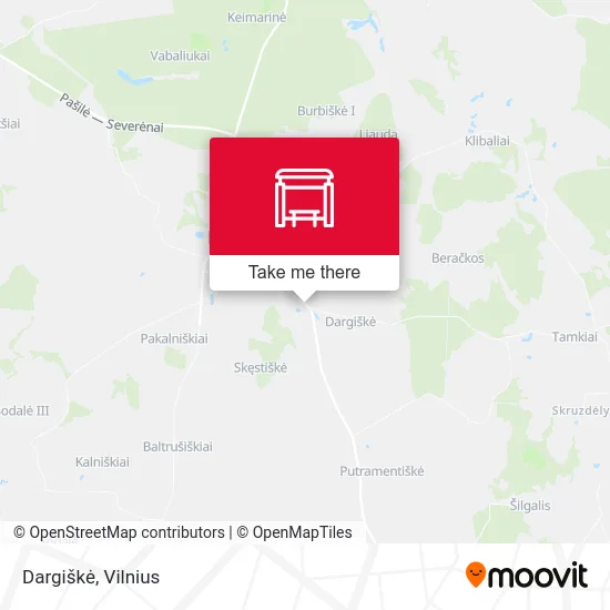 Карта Dargiškė