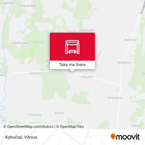 Карта Kybučiai