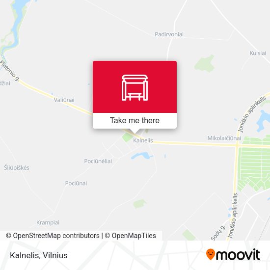 Карта Kalnelis