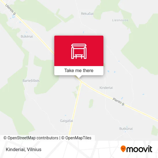 Карта Kinderiai
