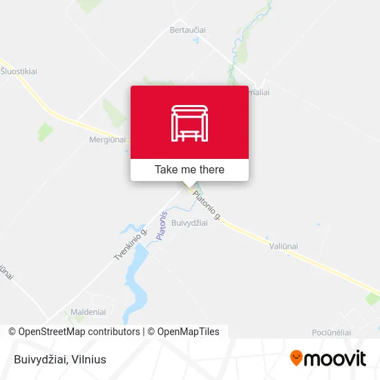 Карта Buivydžiai