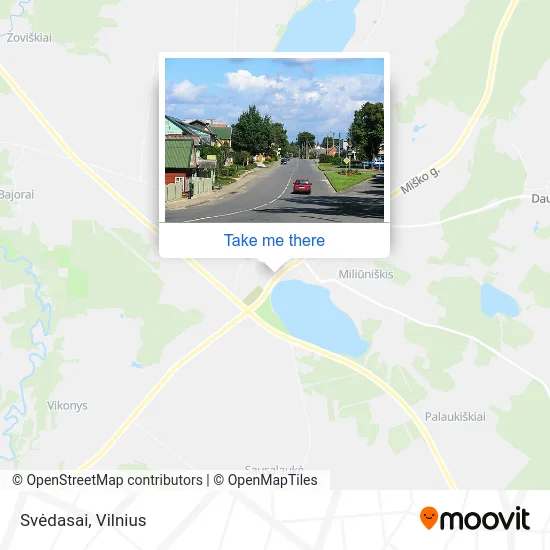 Карта Svėdasai