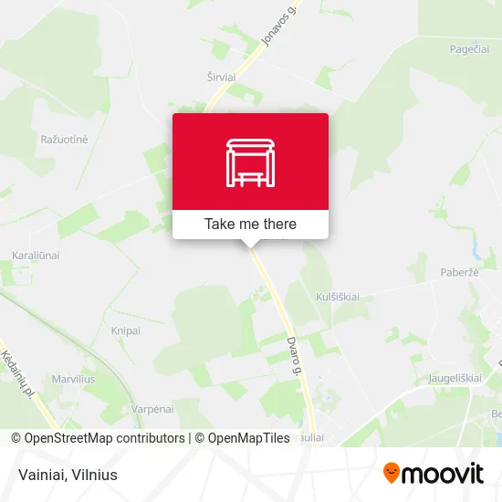 Карта Vainiai
