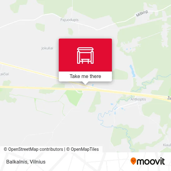 Balkalnis map
