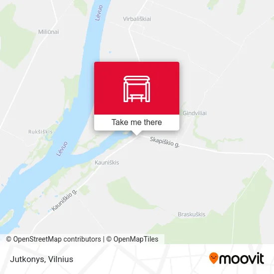 Карта Jutkonys
