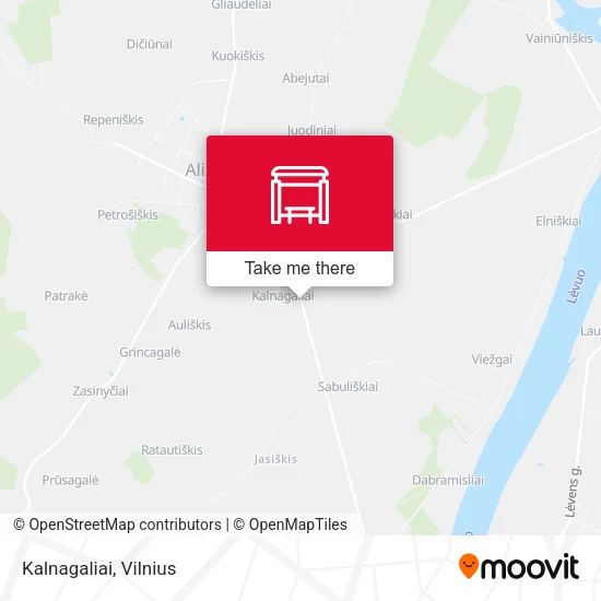 Карта Kalnagaliai