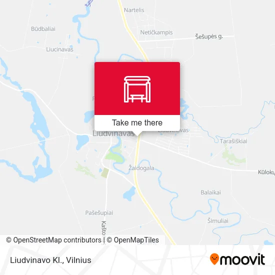 Карта Liudvinavo Kl.