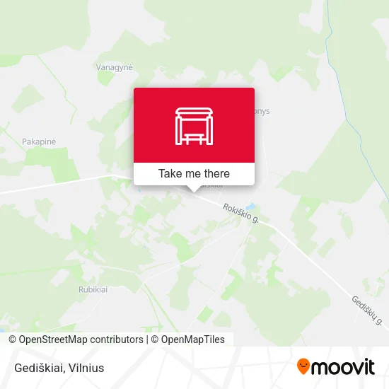 Карта Gediškiai