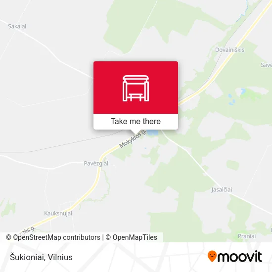 Карта Šukioniai