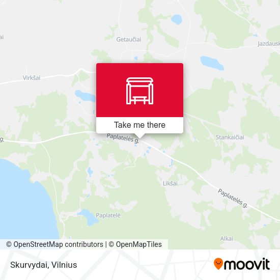 Карта Skurvydai