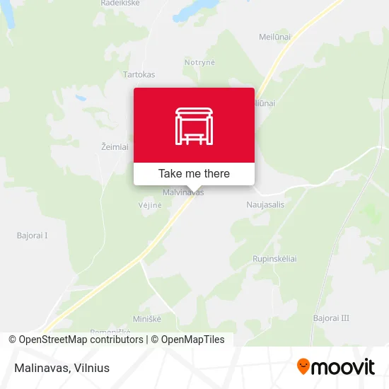 Карта Malinavas